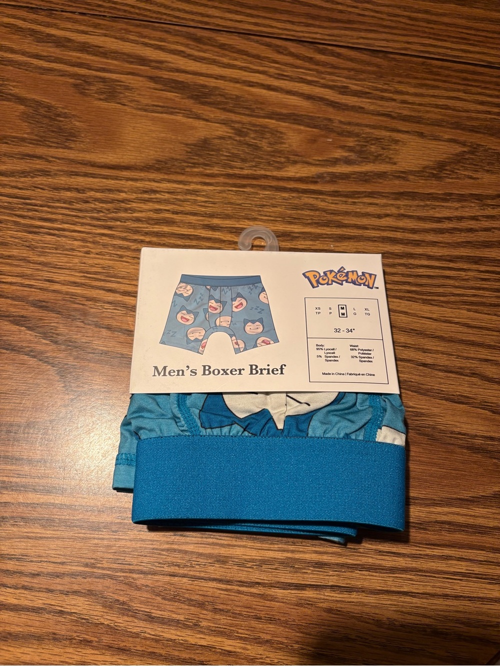 Pokemon Snorlax Boxer Briefs Size Medium New In Package